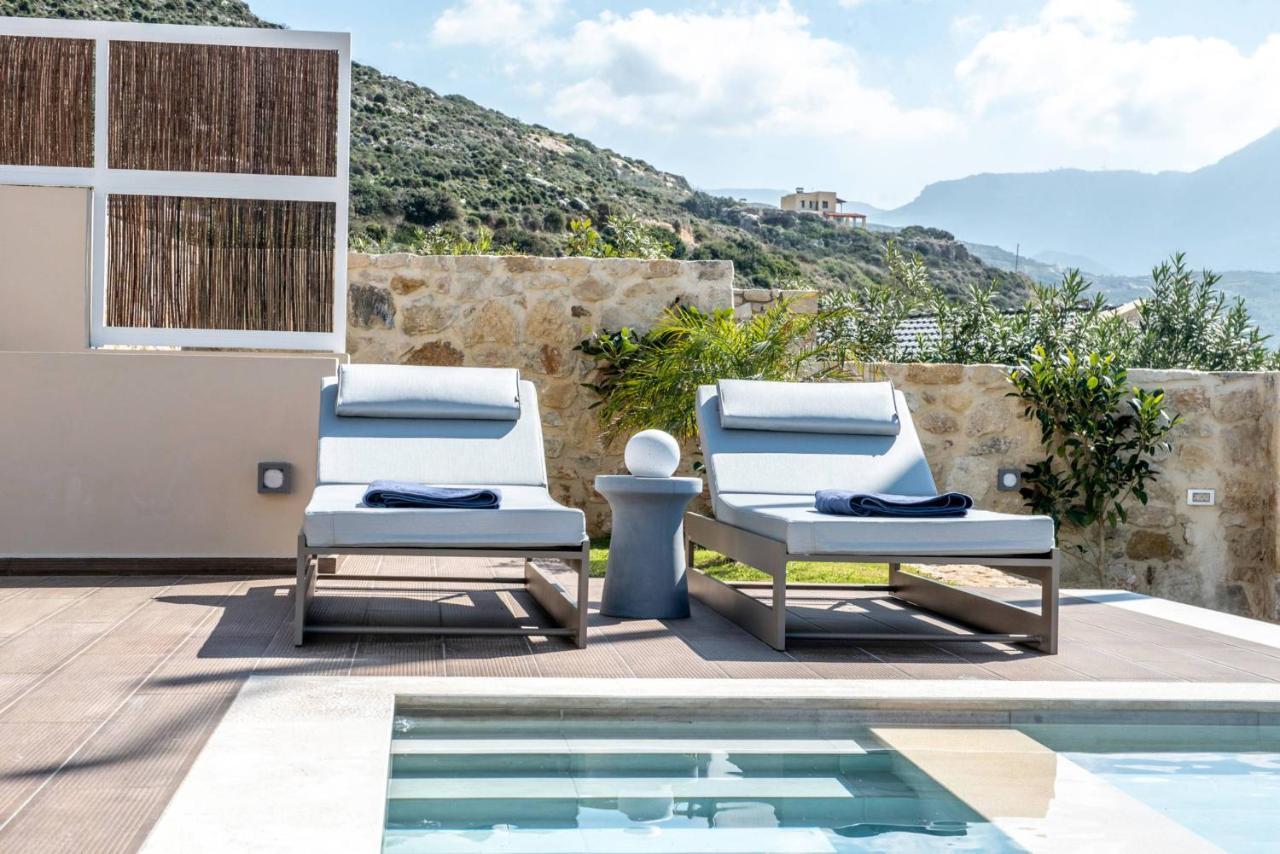 Cielo E Mare Villas I "Free" Heated Pools & Seaview Falasarna Exterior foto