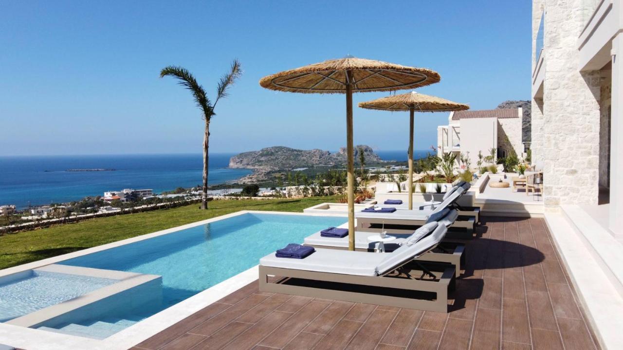 Cielo E Mare Villas I "Free" Heated Pools & Seaview Falasarna Exterior foto