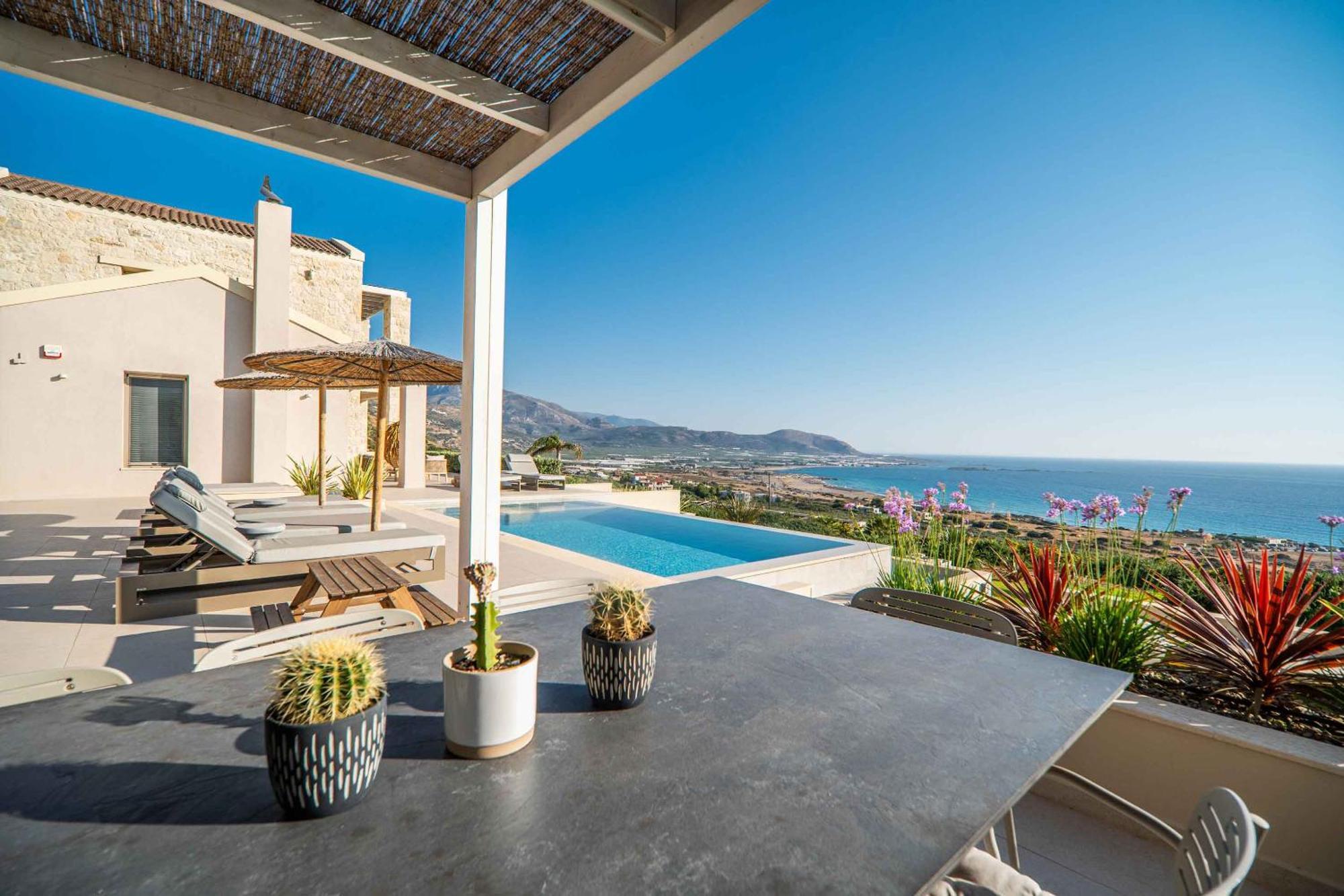 Cielo E Mare Villas I "Free" Heated Pools & Seaview Falasarna Exterior foto